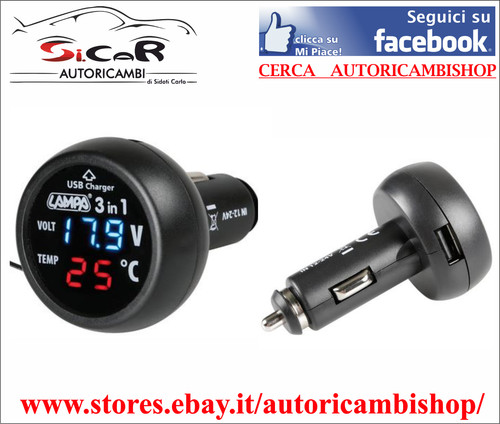 Presa usb con display - in, 1