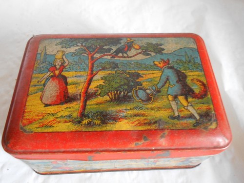 Vintage tin box french - box, 1930s
