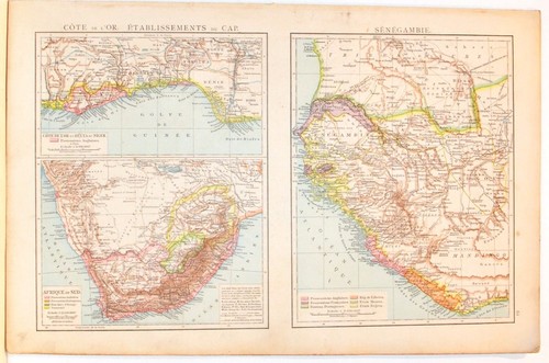 Carta geografica antica sud - carta,