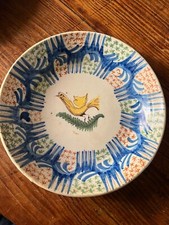 Piatto Fondo Ceramica Dipinti