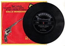 disco 45 giri JOE SENTIERI Vecchio frac FLEXI disc IL MUSICHIERE - 83 Modugno