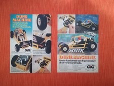 LOTTO 2 PUBBLICITA' CARTACEE ORIGINALI ADVERTISING "DUNE MACHINE" GIG del 1980