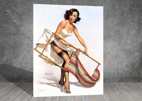 Gil elvgren donna vintage pin - elvgren,