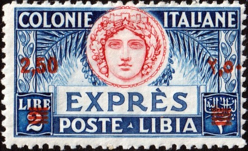Libia 1927 lire - libia,