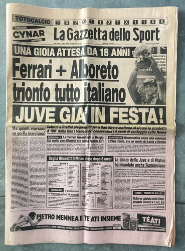 Gazzetta dello sport aprile - dello, 30