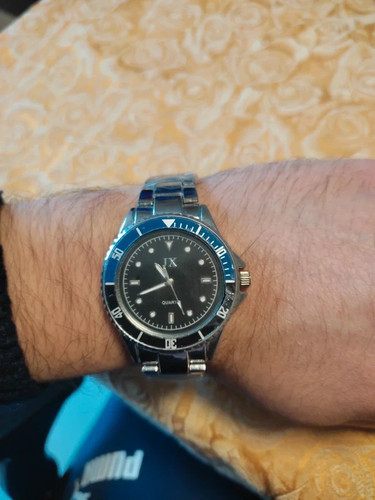 Orologio uomo elegante acciaio