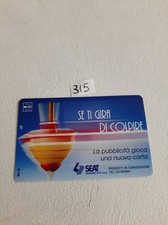 Schede Telefoniche - Trottole Golden 315 Nuova Non Magnetica 