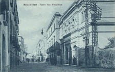 am833 cartolina mola di bari  teatro vam westerhout 1925 puglia