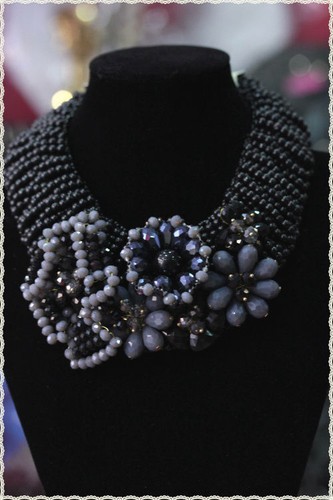 Collana perline decorazioni - collana,