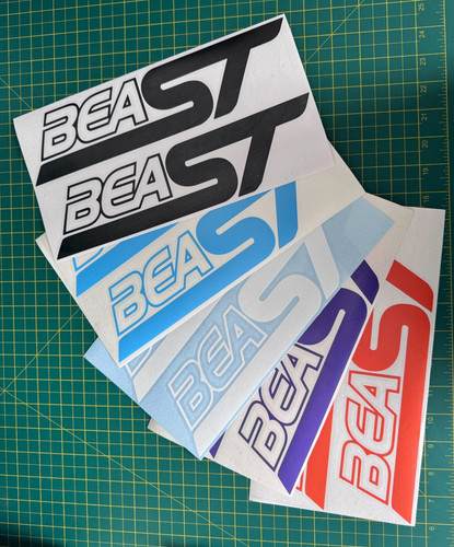 Decalcomanie vinile beast - vinile,