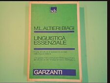 LINGUISTICA ESSENZIALE ALTIERI BIAGI GARZANTI