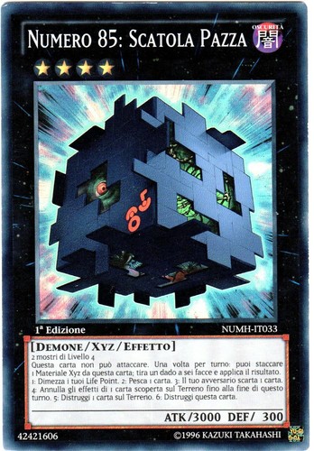 Numero 85 scatola - yu-gi-oh!,