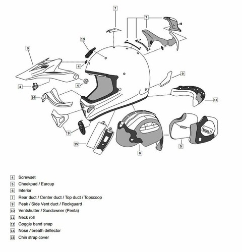 Arai sostituzione interni - arai,