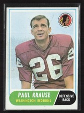 1968 Topps #166 Paul Krause -