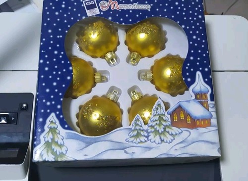 Palle sfere natale oro - palle,