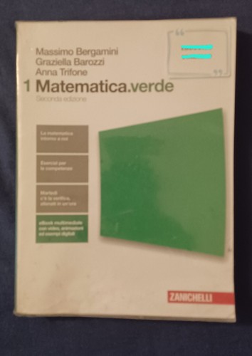 Matematica verde vol 1 - verde, vol.