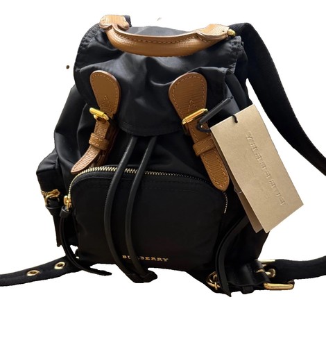 Burberry black nylon - nylon, small