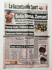 GAZZETTA DELLO SPORT 2 MARZO 1998 FIONA MAY ORO JUVENTUS INTER ROMA PARMA