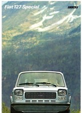 Fiat 127 Special 1974-1975 Brochure vendita pieghevole mercato Regno Unito 2-dr e 3-dr
