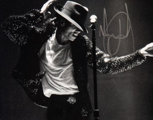 Michael jackson signed - jackson,