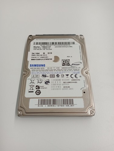 Hard disk samsung hm251hi da - disk,