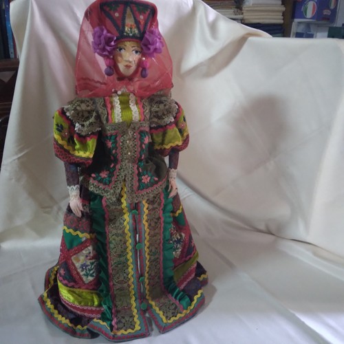 Bambola russa cartapesta - russa, in