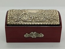 Scatola ELITE portagioie porta oggetti argento sterling