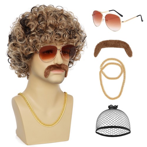 Set parrucca discoteca - , pezzi