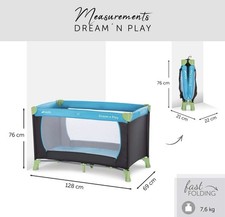 Lettino da viaggio e campeggio Hauck - Dream & Play