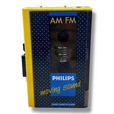 Philips D6636-00 Moving Sound Cassette Player AM/FM – Non Funzionante Raro