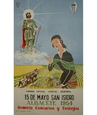 AFFICHE POSTER Albacete 1954