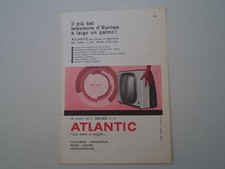 advertising Pubblicità 1959 ATLANTIC TELEVISORE