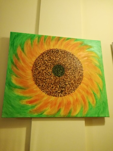 Quadro moderno dipinto mano - dipinto,