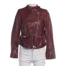 Giacca di pelle Sandro rosso