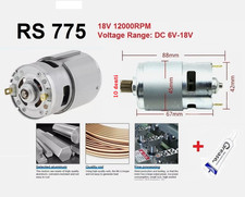 Motore RS 775 18V 16000 RPM