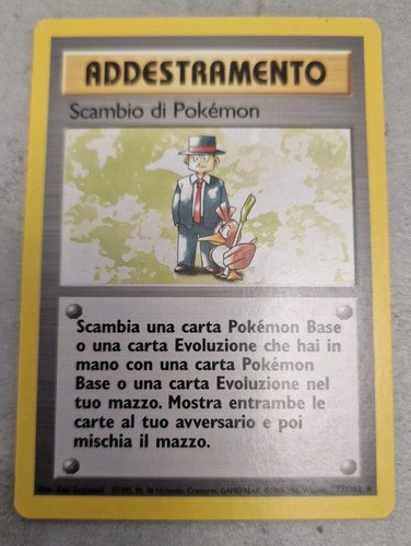 Carta pokemon addestramento - pokemon,