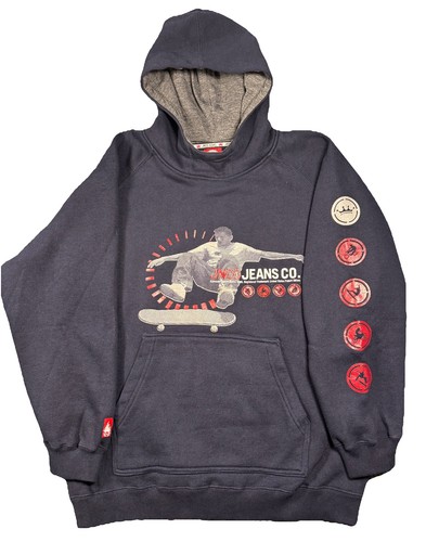 Felpa con cappuccio jnco jeans - con,
