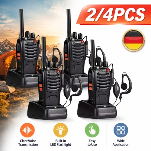 Baofeng walkie talkie - walkie, 4/2x