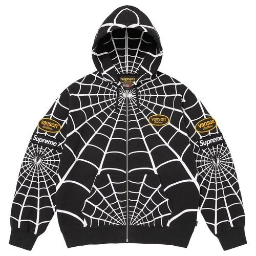 Supreme spider man - zip, nero