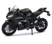 Modellino moto giapponese Kawasaki Ninja ZX10R 2017 giocattolo pressofuso 1:18 Welly