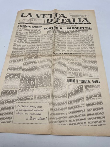 Vetta italia 12 dic - la, d'italia