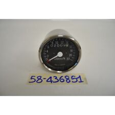 Mini contachilometri cromato Ø 63mm per Cafe Racer EMCO Speedometer (2009 km)