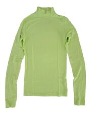 ALCOTT maglia maglietta lupetto giallo fluo t-shirt top ragazza donna taglia XS