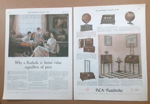 Rivista rca radiola vintage - rca,