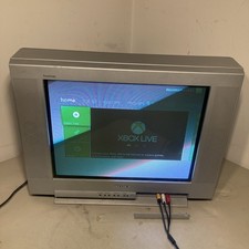 Sony Trinitron KV-20FS100 20" Retro Gaming CRT TV Televisore Flat Funzionante