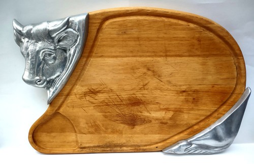 Grande tagliere legno - legno, con