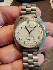 Orologio Universal Geneve FS cal 64 assegnato ferrovie stato vintage mechanical 