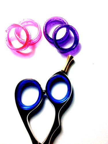 Anelli forbici per capelli - 4x,