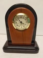 Orologio Da Tavolo In Legno Noce Art Nouveau 14x18X7 ottima qualità nuovo