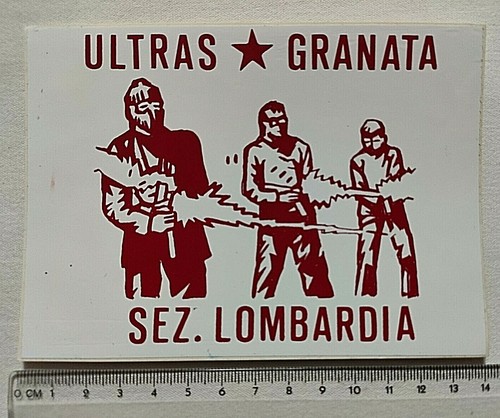Adesivo ultras granata - adesivo,